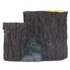 Resin Mini Stump Shape Hiding Hole Wooden Cave Artificial Aquarium