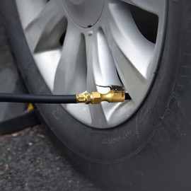 MACHSWON Pack of 3 Air Chucks Heavy Duty Closed Flow Tyre Chuck with 6.35 mm FNPT for Tyre Inflator Gauge Compressor Accessories