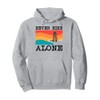 Never Hike Alone German Shepherd Graphic Hiking Pullover Hoodie
