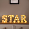 GiggleBeaver Carnival Letter Lights - Vanilla (Letter R) Christmas Xmas