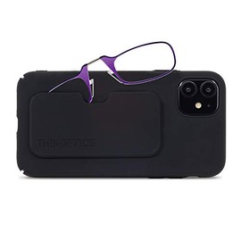 ThinOptics Gafas De Lctura Estuche Compacto Universal - Unisex Hombres Mujeres - Gafas De Lectura Compactas Y Livianas Con Tecnología Flex-fit, purple