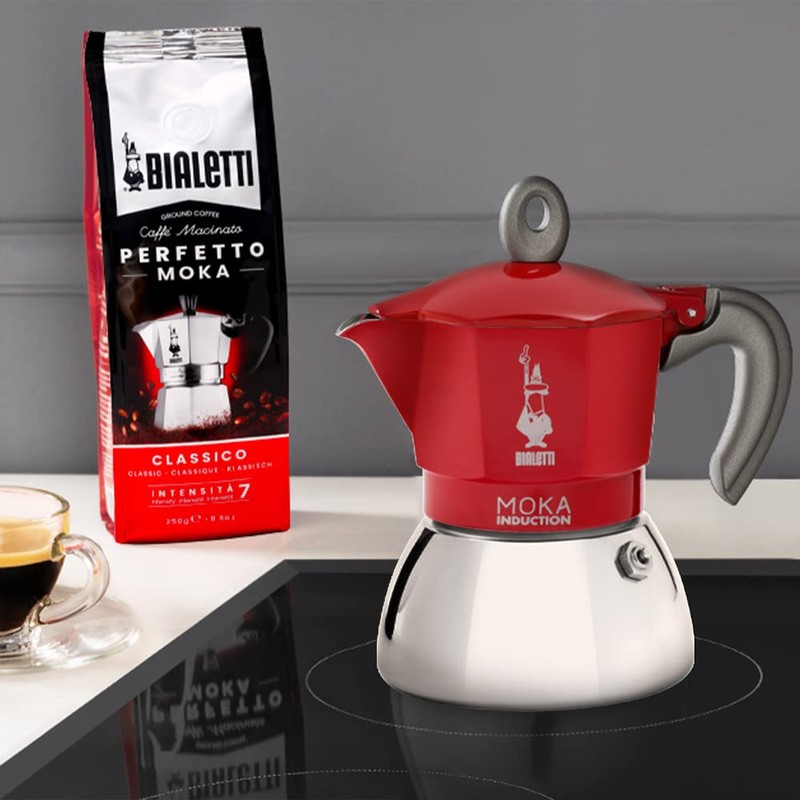 Bialetti - Moka Induction, Moka Pot, Suitable for all Types