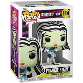POP Retro Toys: Monster High - Frankie Stein Funko Vinyl Figure (Bundled with Compatible Box Protector Case), Multicolor, 3.75 inches
