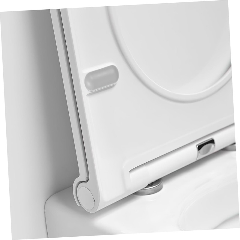 TEHAUX 10pcs Toilet Seat Gasket Bumper Pad for Raised Toilet