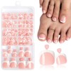 Tips Uñas Postizas para los Pies, 120 Uds Acrílicas Estilo