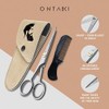ONTAKI Professional German Steel Beard Scissors Men's Mustache Scissors with