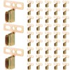 Hicarer 48 Pcs Steel Shutter Clips for Vinyl Shutters Hidden