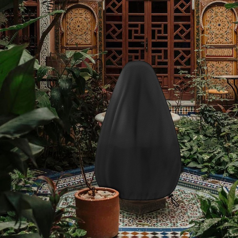 Fountain Cover,Snowproof Outdoor Garden Bird Bath Cover with Drawstring 420D