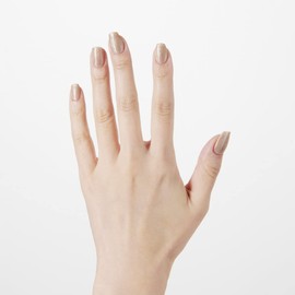 Gel Nail Color (137 Frontin) | Single Color Pearl Gold Self Gel Nail