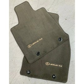 Lexus RX350 RX450H (2013-2015) 4pc OEM CARPET FLOOR MATS Brown PT206-48130-40