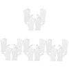 Healeved 8pairs Screen Gloves for Women Thin White Gardening Gloves