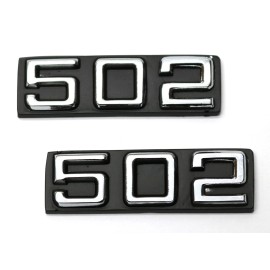 BBRP NEW Stick-On "502" Front Fender Emblem Set / For 1970-1975 Camaro Badge USA-MADE