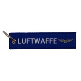 Café Viereck ® German Army Air Force Keyring with Eyelet and Ring - 12cm x 3cm