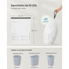SONGMICS Sacchi Spazzatura con Manici a Cordoncino, 15-20L