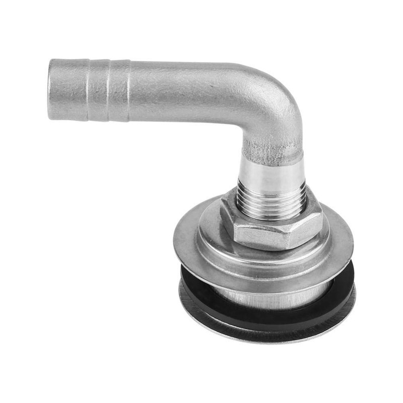 Suuonee Boat Fuel Tank Vent, Universal 5/8" Hose 90 Stainless