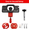Metal Concealed Hinge Jig with Woodworking Tools,35mm Concealed Door Hinge