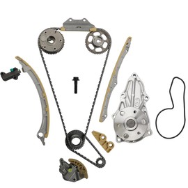 K24Z3 K24Z2 K24Z6 TK242 Timing Chain Kit with Water Pump&Sprocket Gear Fit for 2008-2012 Accord CR-V L4, for 2010-2011,2009-2014 Acura TSX, Engine 2.4L for Honda 2008-2014 Replace 14425624,1351620