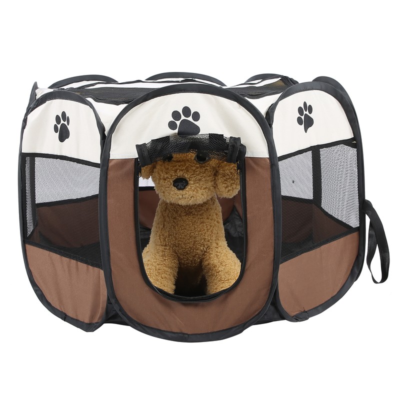 Pet Cat Dog Portable Foldable Cage Exercise & Play Tent