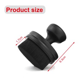 GisWell Reifenglanz Pinsel Bürste, Reifenglanz Applikator Bürste, Professionelle Reifenpflege Reifen Bürste für Auto, Reifenbürste Auto Rund, Auto Detailing Bürste(Schwarz)