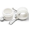 Anley 1.25" Plastic Flagpole Mounting Rings Set - Anti Wrap