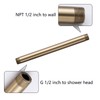 SWHYGER 8 Inch Ceiling Mount Shower Arm and Flange,Straight Arm