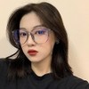 Rewhey Transparent Computer Glasses Frame Women Men Anti Blue Light