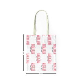 Le Jardin du Lin Bedruckte Einkaufstasche, Tasche, Faltbar, Stofftasche mit Zwei Langen Henkeln, Größe: 34x40 Cm