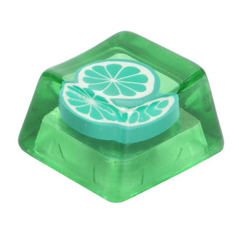 Resin Keycap HandMade CorrosionResistant Universal Mechanical Keyboard Accessories(Lime )