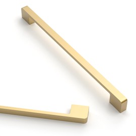 Asidrama 10 Pack 12.6 Inch(320mm) Brushed Gold Cabinet Pulls Gold Kitchen Cabinet Handles, Cabinet Pulls Kitchen Cabinet Hardware for Cupboard Drawer Handles