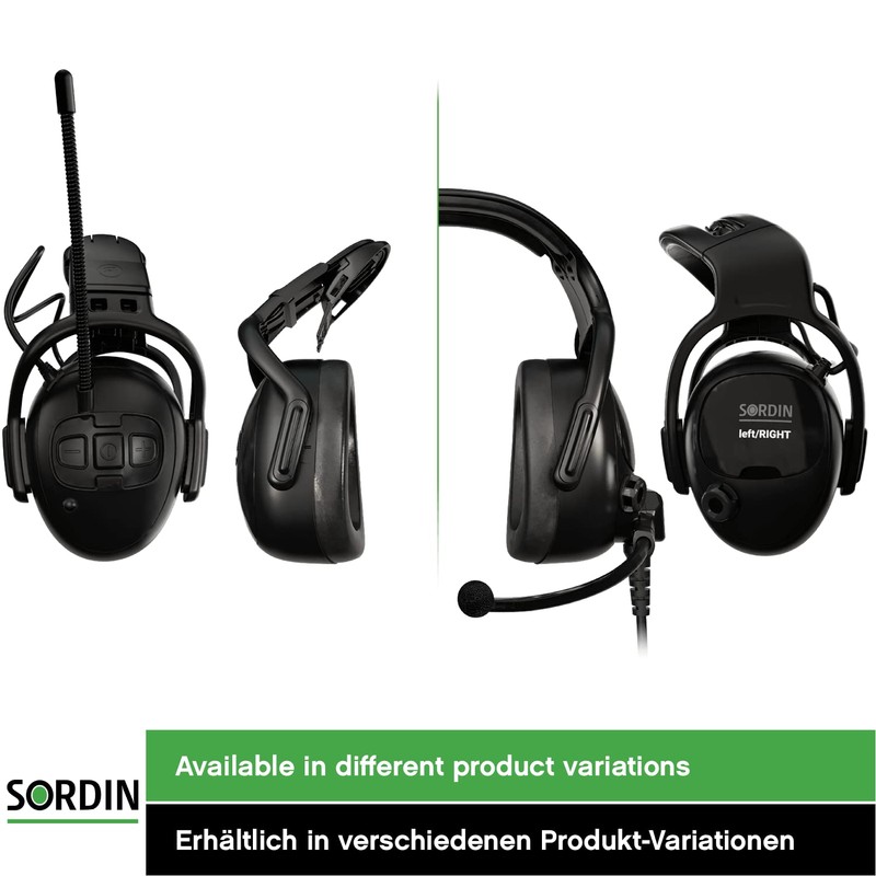 Sordin left/Right CO Pro Capsule Ear Protection - Active Earmuffs