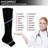 HYCOPROT Zip Compression Socks for Men and Women, 2 Pairs,