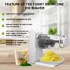Shave Ice Machine,Electric Snow Cone Machine Rechargeable Slushie Maker for