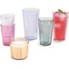 Carlisle FoodService Products Crystalon Stack-All Stackable Tumbler Plastic Tumbler with