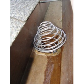 2"Stainless Steel Spring Gutter Strainer (for 5-inch/Standard gutters)