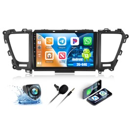 CAMECHO 2G+64G Android 13 Car Stereo for Kia Carnival Sedona 2014-2019 9 Inch Touch Screen with Wireless CarPlay Android Auto Mirror Link 26UI Bluetooth FM GPS Navigation WiFi SWC Backup Camera