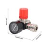 Air Compressor Regulator 4 Holes 0 to 180PSI European Air