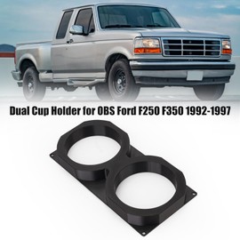JERBOR Center Console Dual Cup Holder for OBS Ford F250 F350 1992-1997