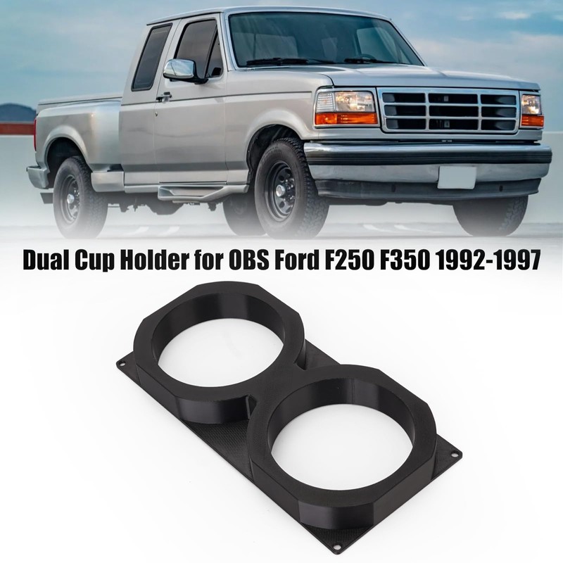 JERBOR Center Console Dual Cup Holder for OBS Ford F250
