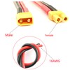 DGZZI 1Pair XT30 Plug Male and Female Connector with 150mm