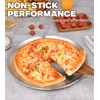 Yuiicaov Stainless Steel Pizza Pan 12 inch, Pizza Pan for