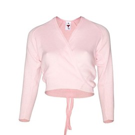 Starlite Pink Crossover Cardigan Long Sleeve 28"