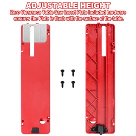 STZ6307 Zero Clearance Insert Plate And STA6307 Dado Insert Plate For SKIL 10 In Table Saw TS6307-00 - STZ6307 & STA6307 Combo pack