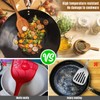 Mooues Wooden Spoons for Cooking, 5 Pcs Wooden Utensils for