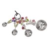Ganz 4-Piece Measuring Spoons Set - Colorful Flower Bouquet