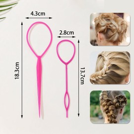 DELUXEFOX Kururinpa Stick Arrangement Sticks (Set of 20) Audio Fan Hair Arrangement Sticks, Multi-functional Hair Sticks, Bumbles, Hair Shaping, Beginners, Professional Salons, Home Use, Commercial