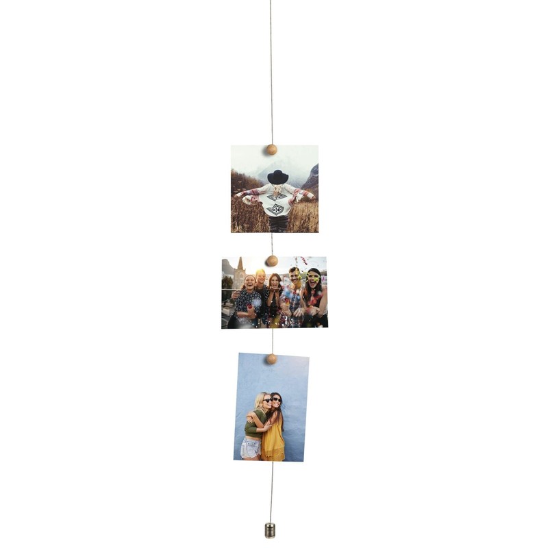 walther design Photo Rope Silver 1.5 m Metal with Natural