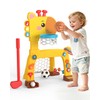 MAGTHIC 4-in-1 Toddler Golf Ring-Toss Basketball Hoop & Soccer Goal