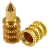 Dsjnf Brass Table Leaf Screw Pin Table Bolt Sleeve Connectors