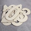 12 Inch Large Wood Number Sign 2, Unfinished Blank Wooden