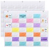Fullhawl 2 Pcs Business Card Index Card Holder Sleeve Slots